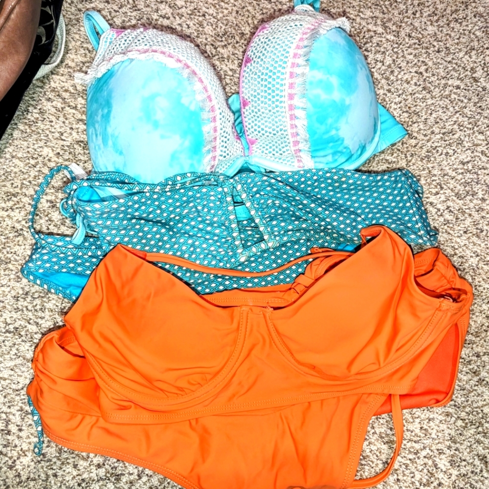 Lot of 3 XL 2 pc swimsuits